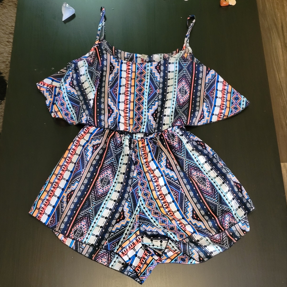 Bella D Tribal Jumper with Back Cut Out
